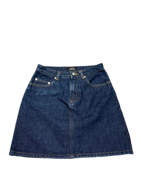 Vintage A.P.C Mini Skirt Denim Jeans