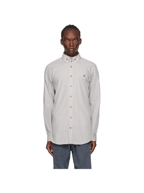 Vivienne Westwood Gray Two Button Krall Shirt