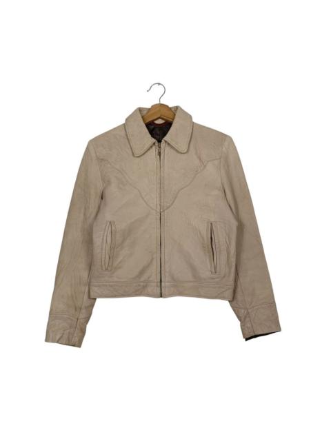 Other Designers Vintage 80s Schott Nyc Leather Jacket