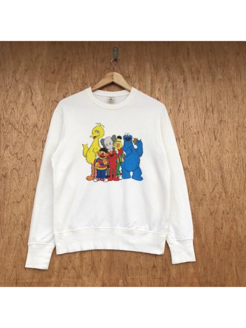 Other Designers Kaws X Sesame Street Crewneck