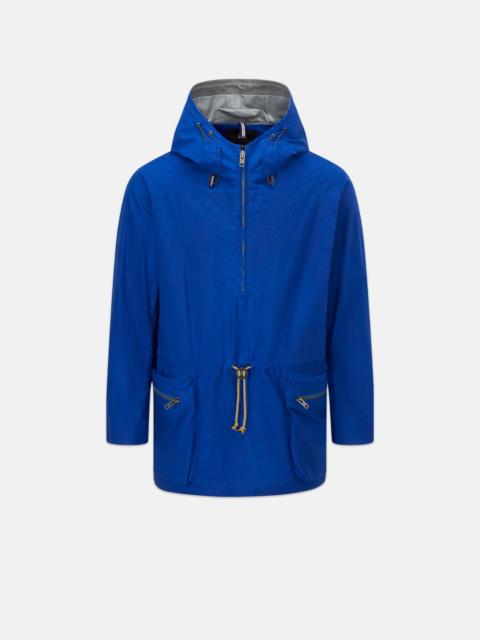 GLOVERALL Men's Faraday Cagoule Jacket Royal Blue
