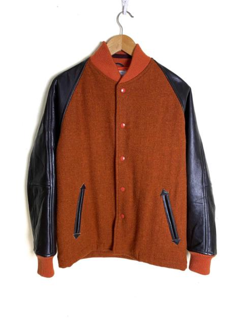 Paul Smith Harris Tweed x Paul Smith Hand Woven Varsity Jacket