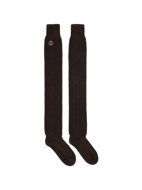 Rick Owens Moncler + Rick Owens Gray Hiking Socks
