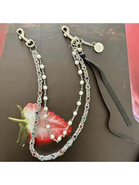 Other Designers Japanese Brand - 2 Layer Natural Echo Pearled Wallet Chain