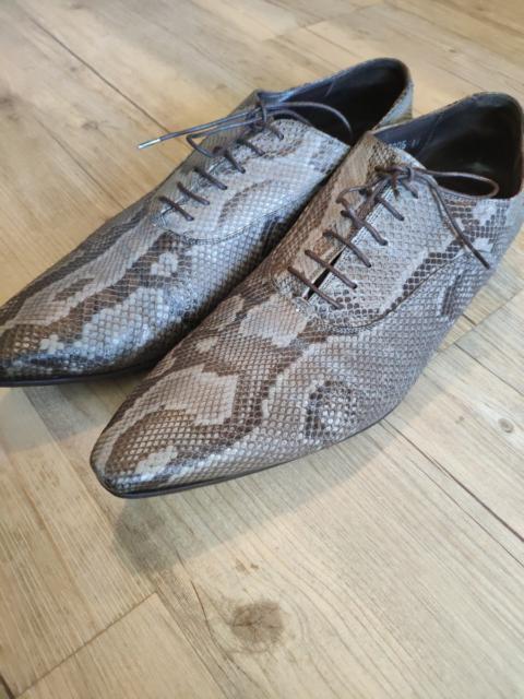 Other Designers Gianni Barbato - GRAIL! Python derbies. Chic like Saint Laurent or Dior