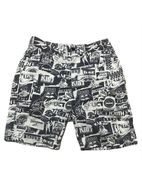 Fuct x SSDD Xerox Pattern short pants S/S 2016