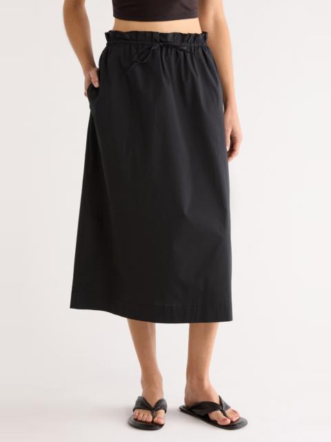 STAUD STAUD Shore Midi Skirt in Black at Nordstrom