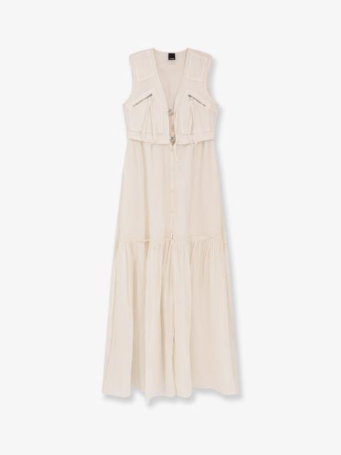 Pinko Andres Cotton Long Dress