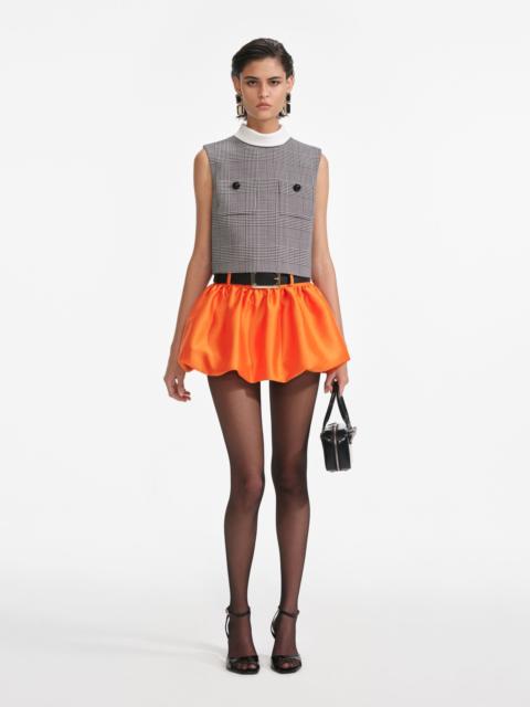 self-portrait Prince Of Wales Check Top