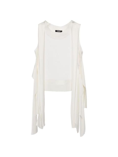 panelled vest