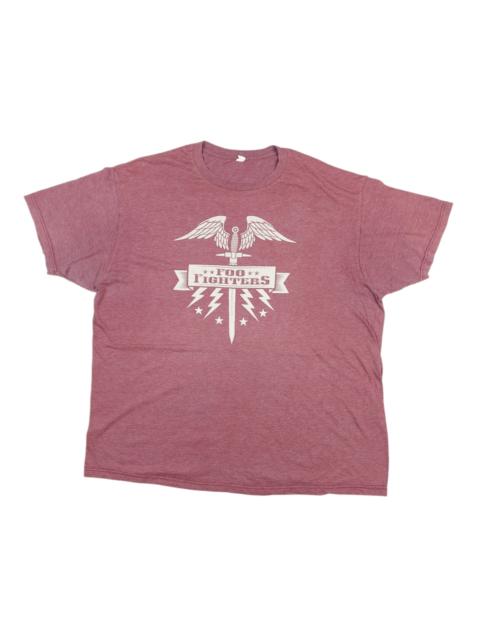 Other Designers Vintage Y2K Foo Fighters Band merch Wing Sword TEE