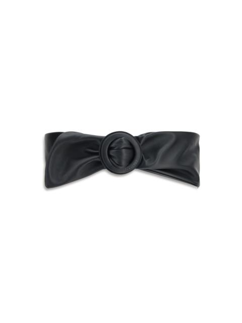JACQUEMUS Jacquemus Lio Leather Belt Black
