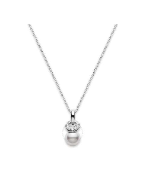 MIKIMOTO Mikimoto Necklace Akoya Pearl White 8.5mm A+ (PPE565DW)