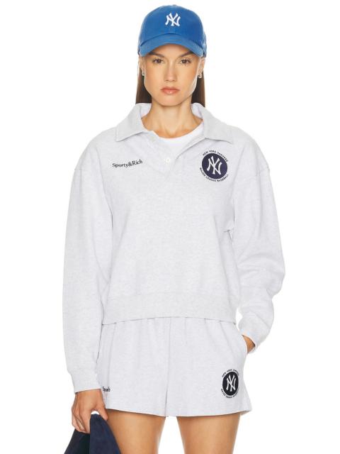 Sporty & Rich X NY Yankees World Series Polo Sweater