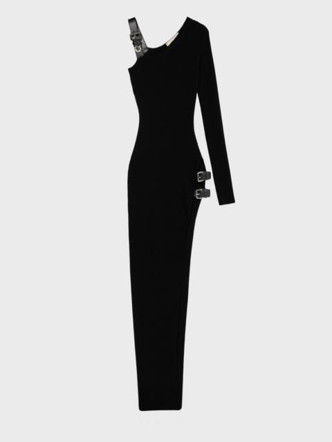 Blumarine ONE-SHOULDER DRESS WITH STRAPS