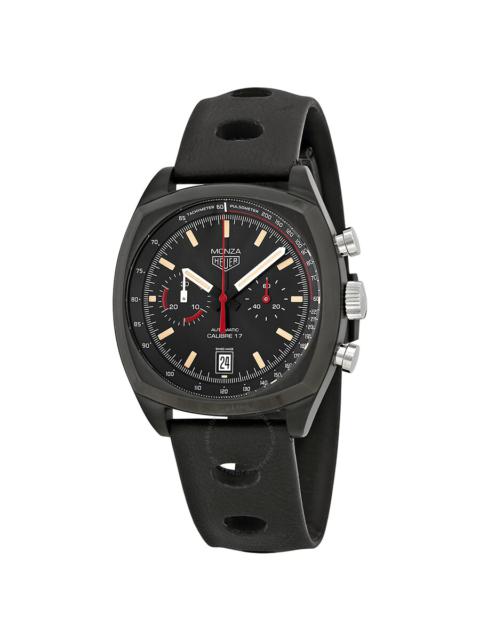 Pre-owned Tag Heuer Monza Chronograph Automatic Black Dial Men's Watch CR2080.FC6375