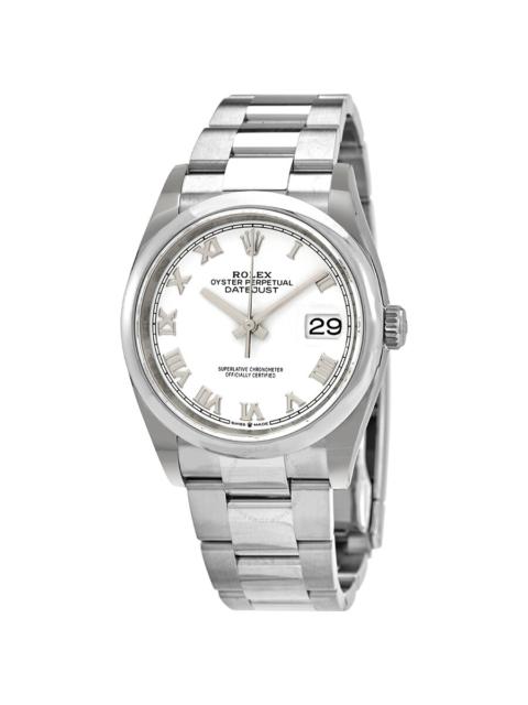 ROLEX Rolex Datejust 36 Automatic White Dial Men's Oyster Watch 126200WRO