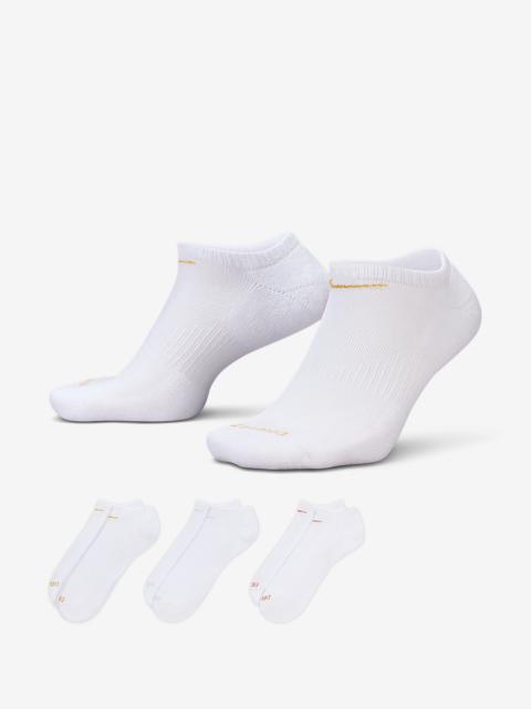 Nike Nike Everyday Plus Cushion Training No-Show Socks (3 Pairs)