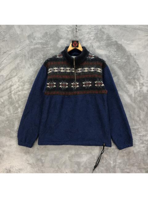 Other Designers Vintage - L.L. Bean Half Zip Turtle Neck Fleece #6368-61