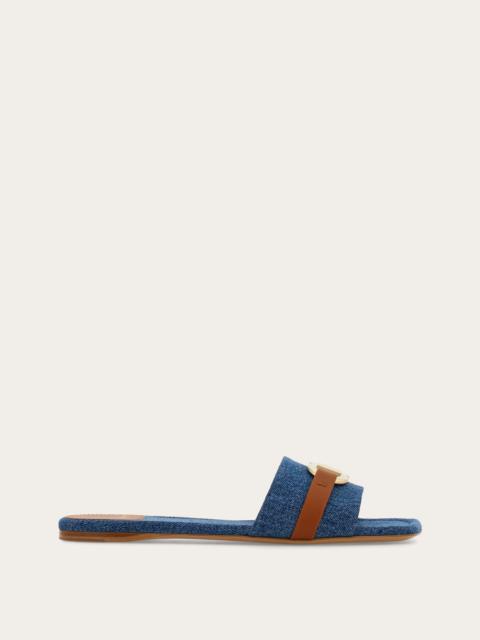 Gancini buckle slide