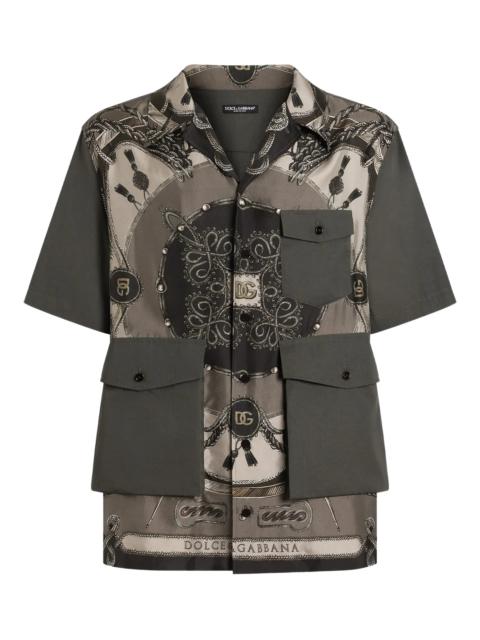 Dolce & Gabbana Dolce & Gabbana Pocket Patterned Shirt