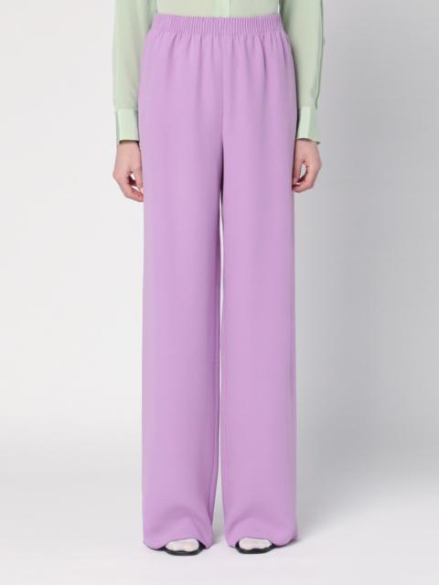 Valentino Wide lilac pink silk pants