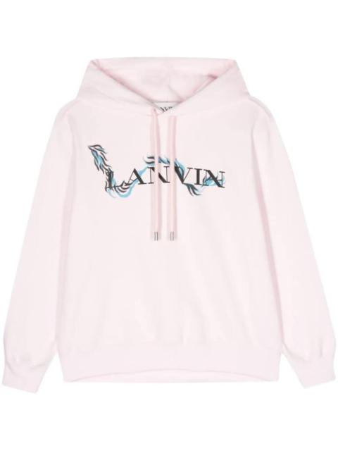 LANVIN CLASSIC PRINTED HOODIE CLOTHING
