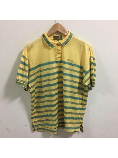 KENZO Kenzo golf paris Polo shirt size 2 L large Yellow