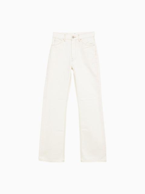 Acne Studios Regular White Denim Jeans Women