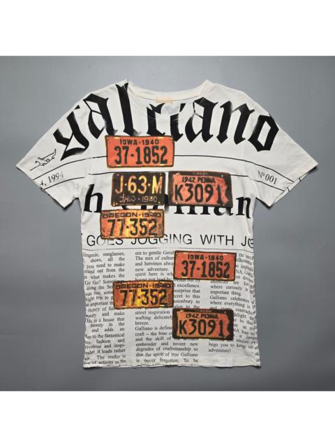 John Galliano John Galliano - Archive Gazette Print T-Shirt