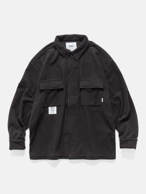 WTAPS OBJ / LS / POLY. Fleece Black
