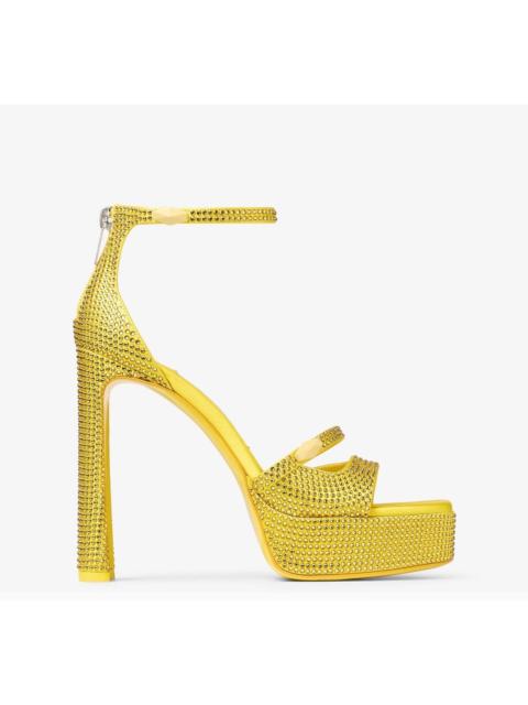 JIMMY CHOO Jimmy Choo Clarissa Crystal Platforms