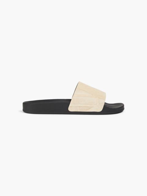 FRESCOBOL CARIOCA Suede slides