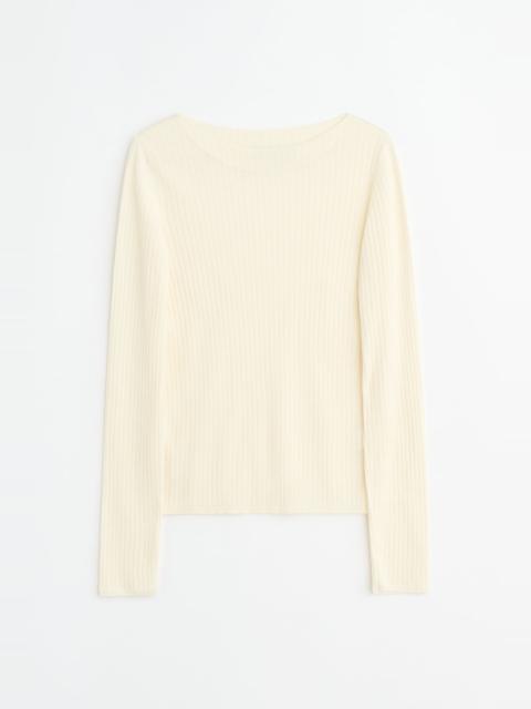 Our Legacy Strict Knit Ivory Cotton Crepe