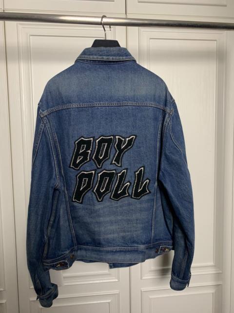 CELINE Celine 22FW Boy Doll Rhinestone Denim Jacket
