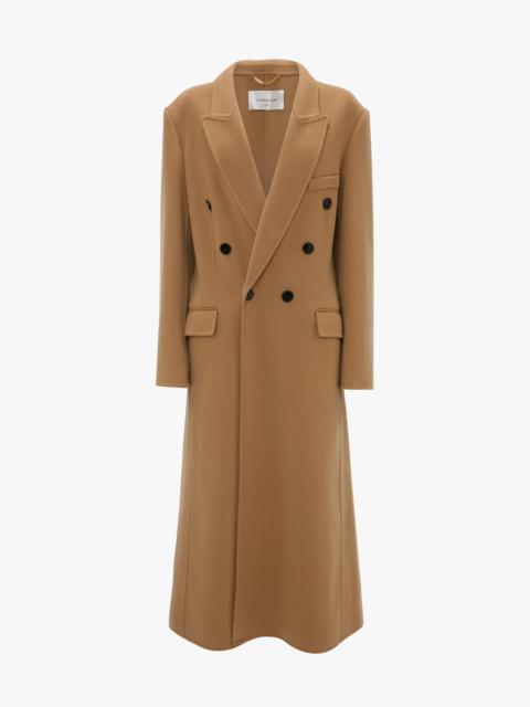 Victoria Beckham Overcoat In Camel