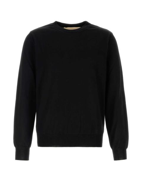 Valentino Valentino Garavani Men Black Wool Sweater