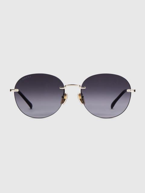 GUCCI Specialized fit frameless sunglasses