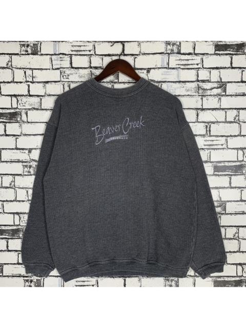 Other Designers Vintage Beaver Creek Colorado Embroidery Sweatshirt