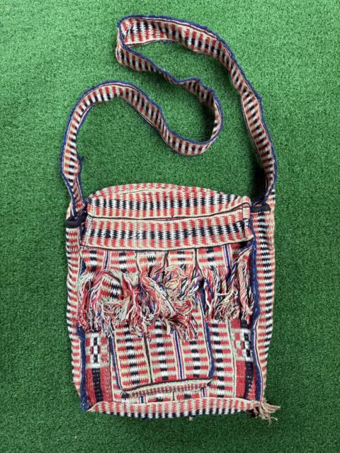 Other Designers Unbranded Knit Native Flap Pocket Cross-body Slingbag