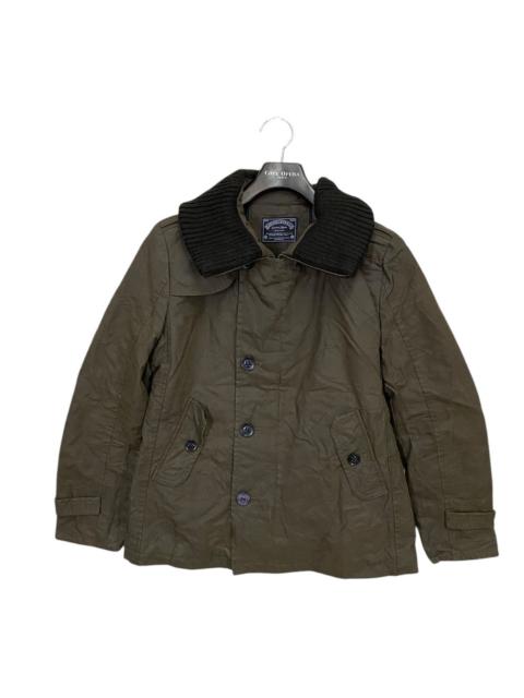 Other Designers 20471120 × Designer × Japanese Brand - 291295=homme custom made waxed jacket rider sz2