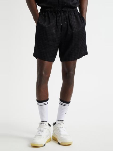 AMIRI AMIRI MA Quad Jacquard Shorts in Black at Nordstrom
