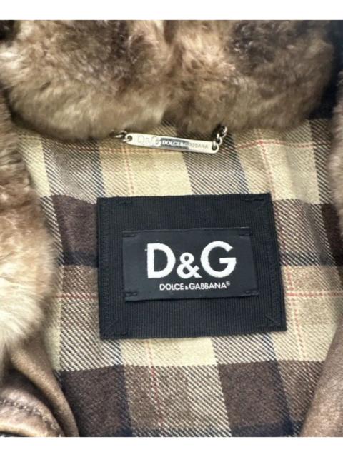 Dolce & Gabbana D&G Lambskin Jacket Size 48
