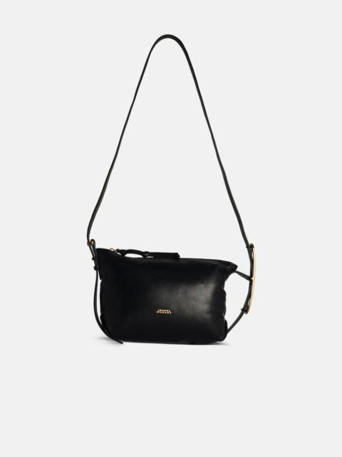 'LEYDEN' MINI BLACK LEATHER CROSSBODY BAG