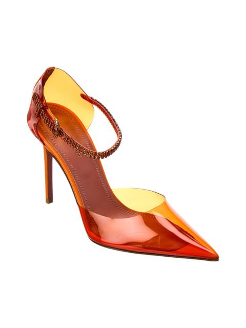 AMINA MUADDI Ursina Vinyl & Leather Pump