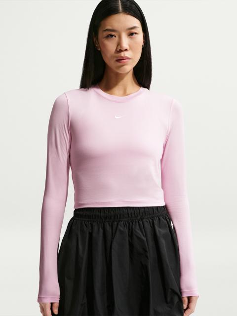 Nike Nike Sportswear Chill Knit Women's Slim Long-Sleeve Cropped Top