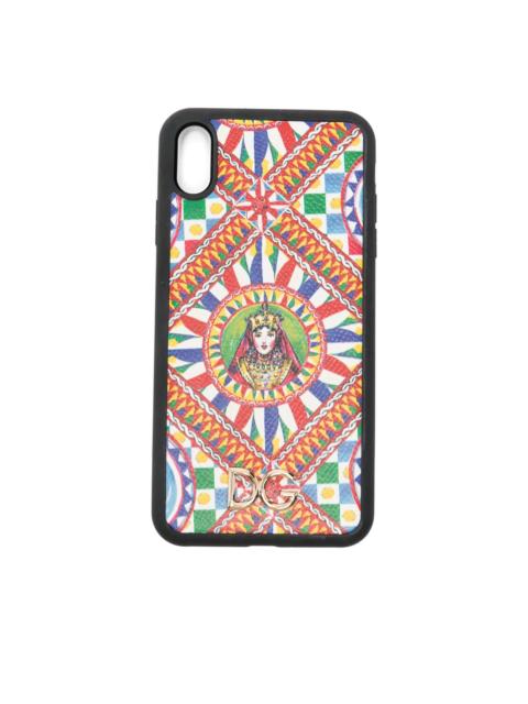 Dolce & Gabbana DG-logo patterned phone case