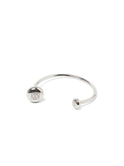 Loewe Anagram Pebble Cuff in Silver