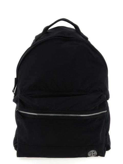 Stone Island Logo patch backpack