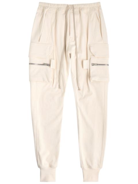 Rick Owens Mastrodon Cotton Cargo Sweatpants